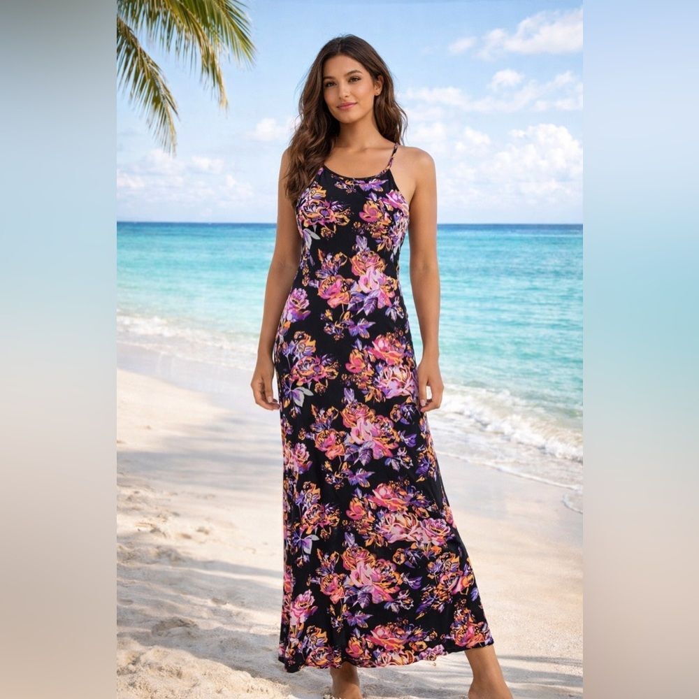 Mary Katrantzou Floral Print Maxi Dress – Size S – Made in Italy